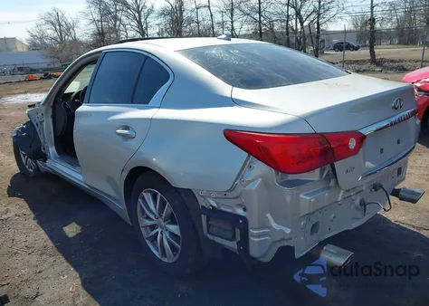 2014 Infiniti Q50 Premium z USA, uszkodzony, nr VIN JN1BV7AR4EM688300